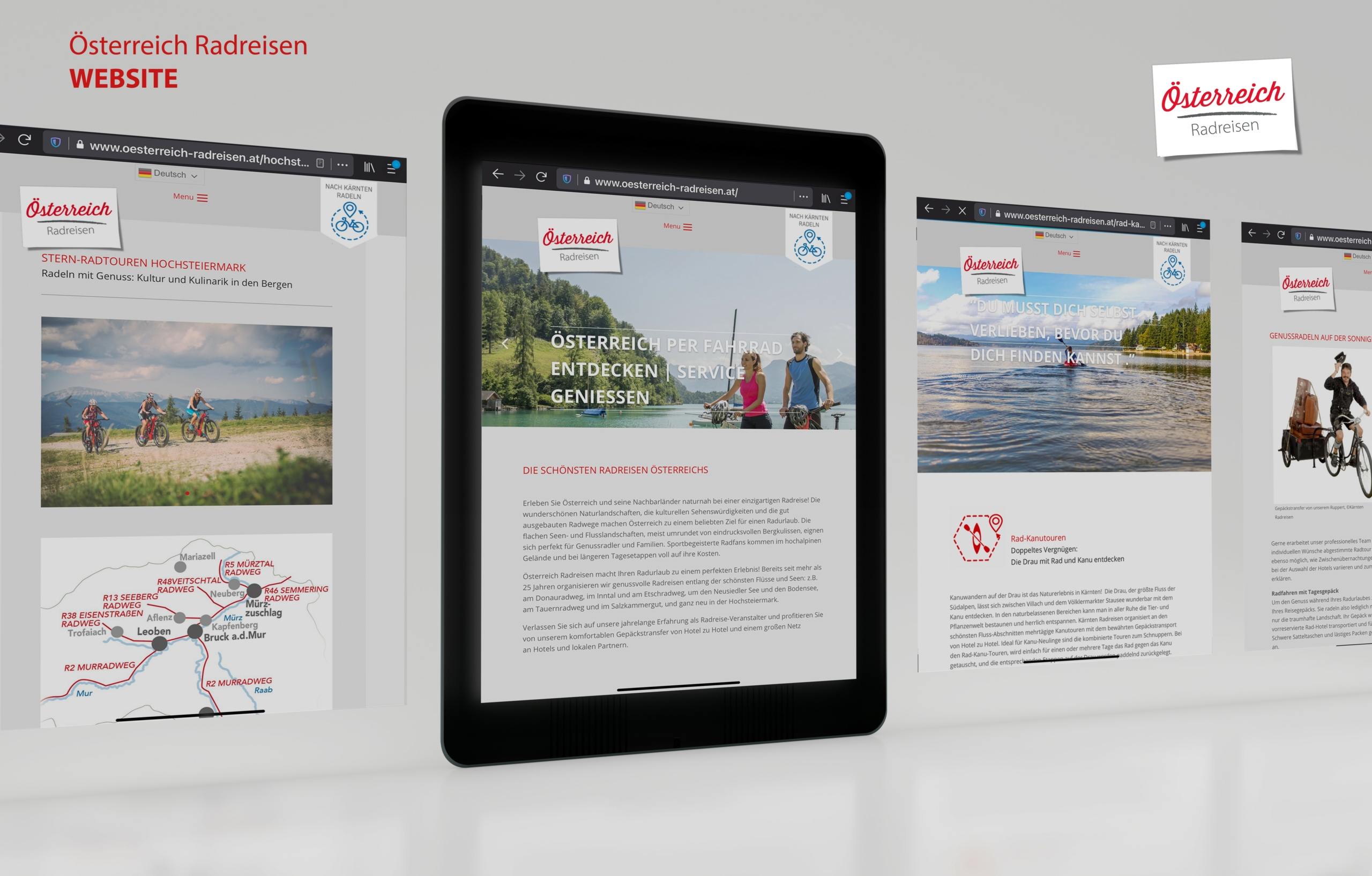 Österreich Radreisen Website Österreich Radreisen Website